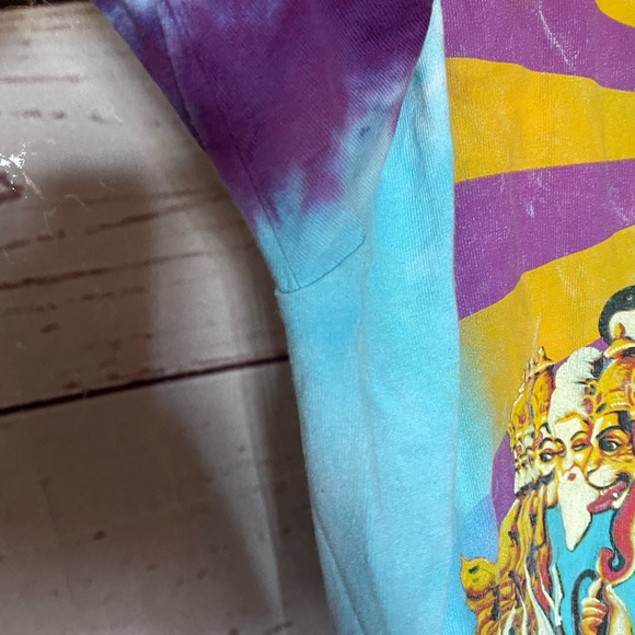 Liquid Blue Jimi Hendrix Axis Bold As Love Tie-Dye T-Shirt Size Large - Picture 3 of 8